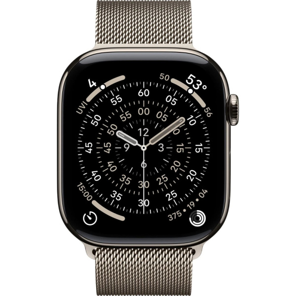 Смарт-часы Apple Watch Series 11 46mm 5G титан серыйсерый сталь 2